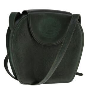 Burberry Shoulder Bag Leather Green